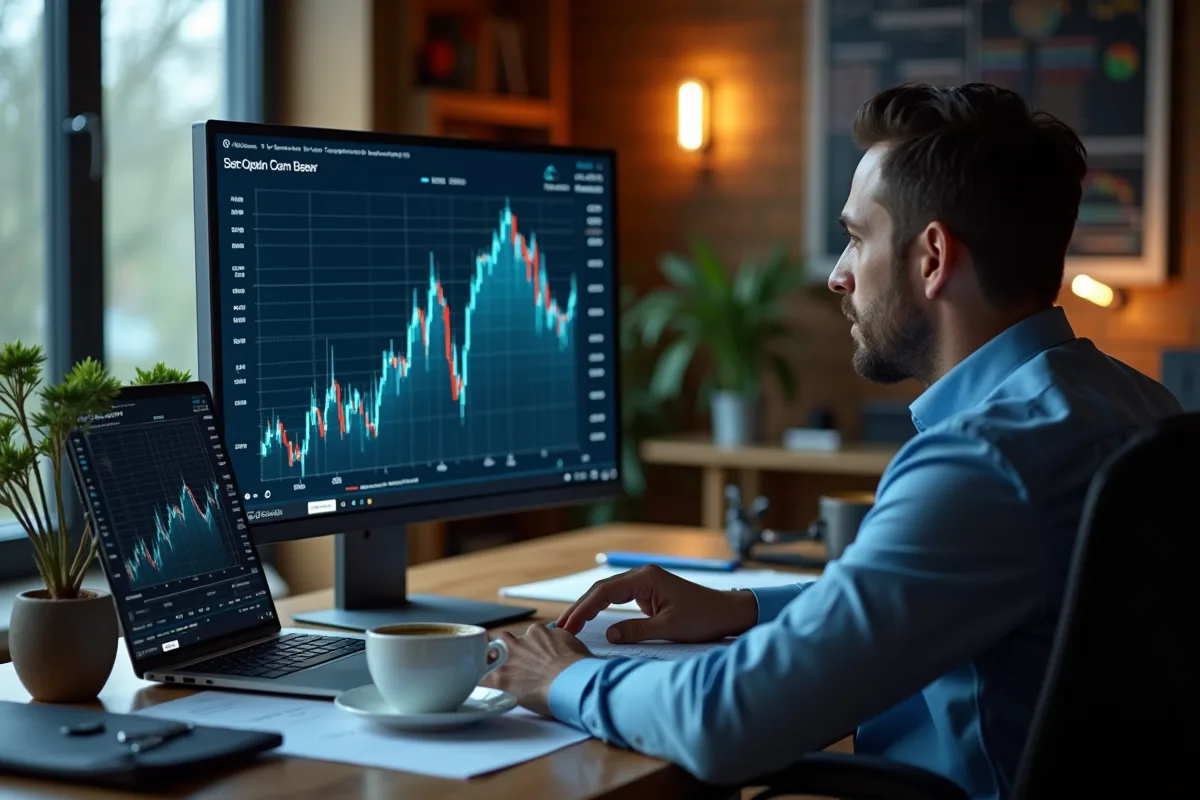 Graphique illustrant l'évolution des dividendes et des plus-values en bourse
